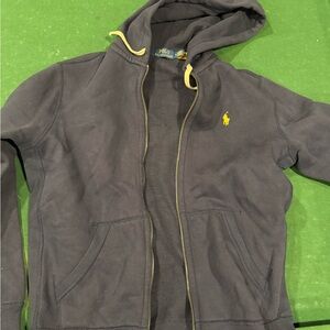 Polo by Ralph Lauren Navy Blue Zip-Up Hoodie